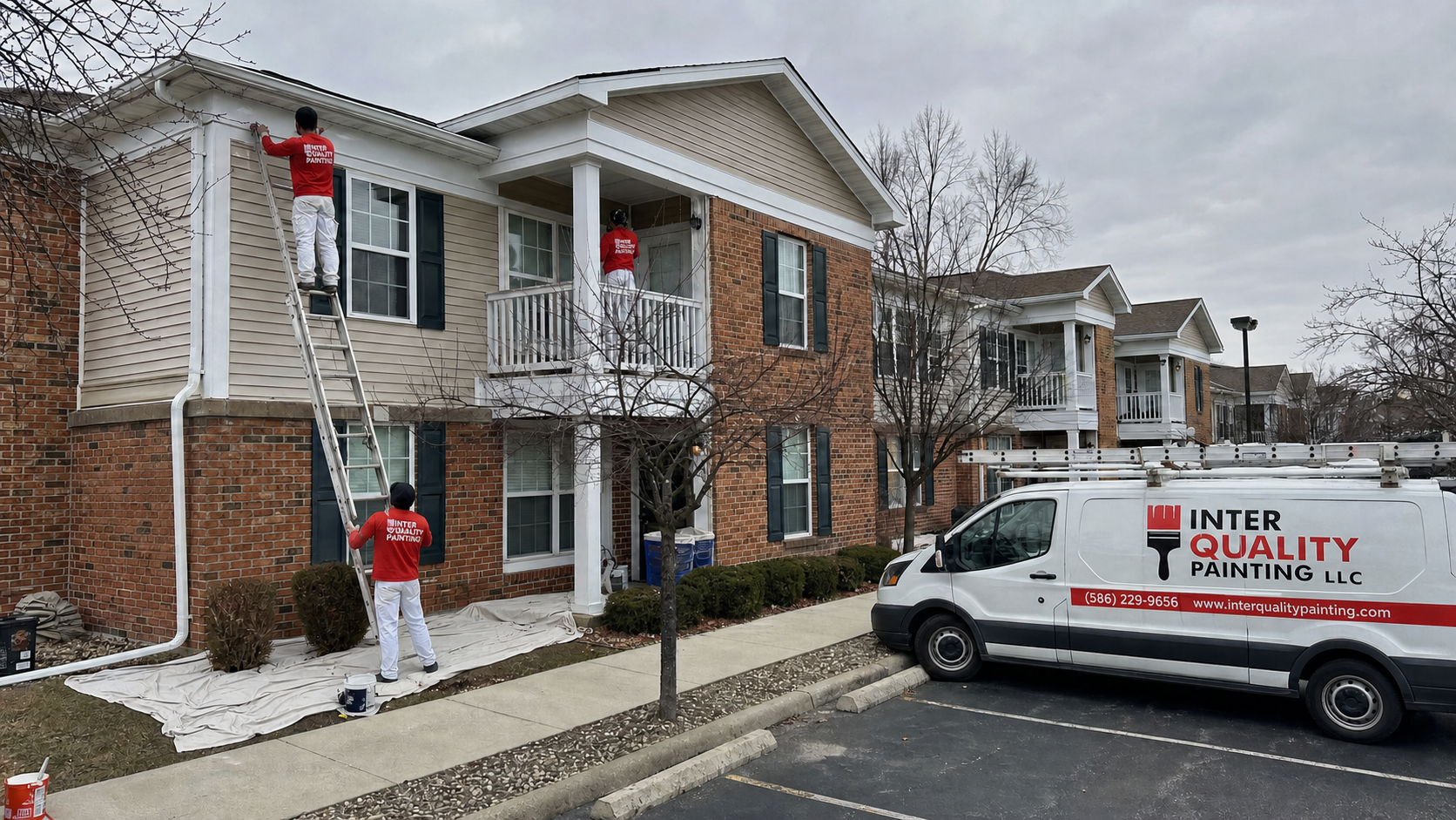 HOA condo community exterior painting