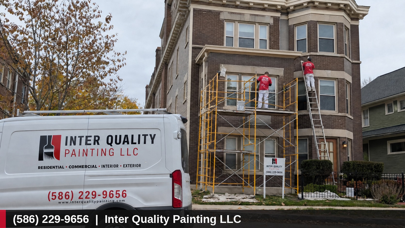 Michigan condo community exterior painting